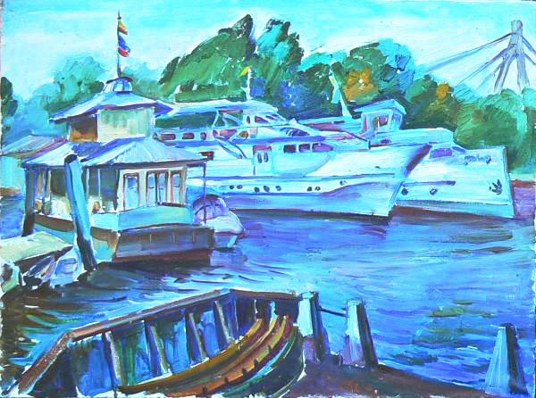 «Яхти». 2007. Полотно, олія